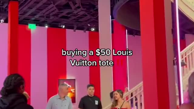 buying a $50 LouisVuitton tote