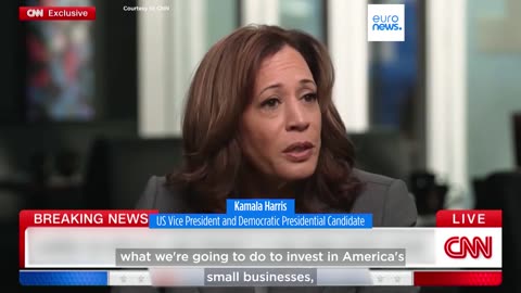 Kamala Harris says she would have a Republican in her cabinet in first post-nomination interview