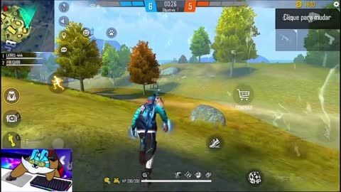 Free Fire EM 1 PESSOA wonderful god operation, learn quickly19