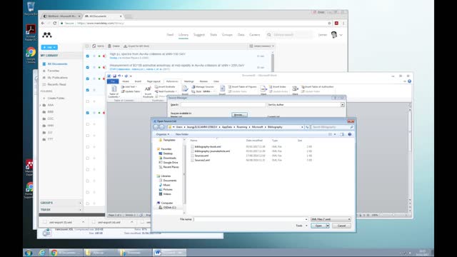 How to : quickly upload references into Microsoft Word