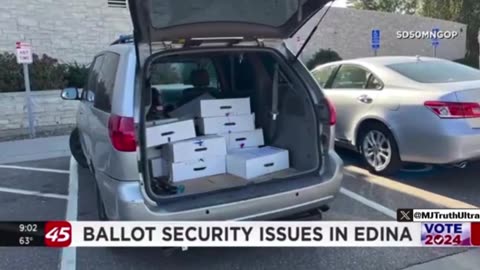 Boxes Of Ballots Were Left Unattended For Almost Ten Minutes