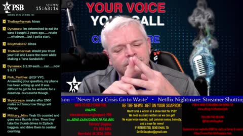 2022-05-01 14:00 EDT - Your Voice, Your Call: with Chris Moore