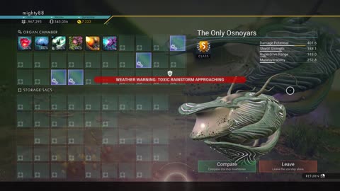No Man's Sky - The Only Osnnoyars - Living Ship