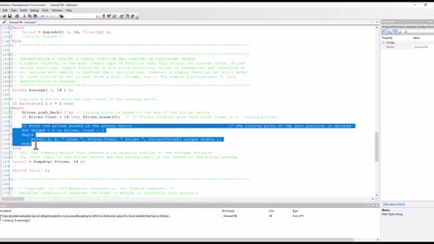 EasyLanguage Tutorial 196 | Scope in methods (plus convert a function to a method) | Part 2