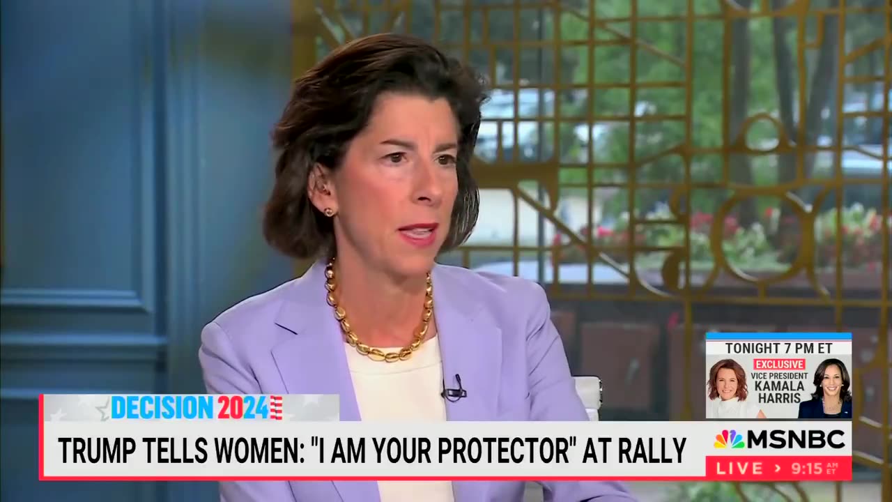 WTH?! Harris-Biden Commerce Secretary Gina Raimondo calls for Trump to be "extinguished for good"