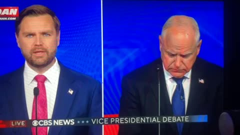 Vance & walz cbs vp debate Tuesday l0:22 pm