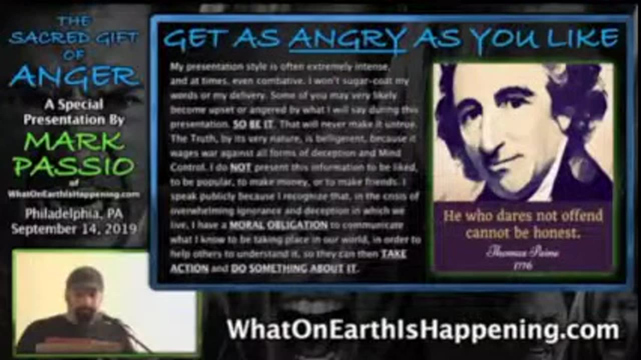Марк Пассио - Священный дар гнева (полная лекция)