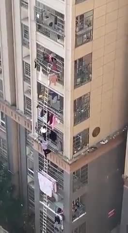 We have a ladder to climb the block