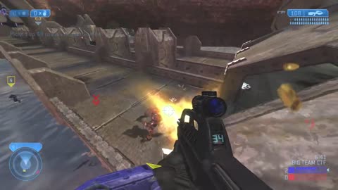 Halo 2 Classic Big Team - Big Team CTF on Uplift (26-7)