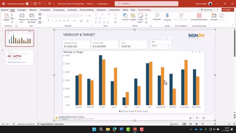 Power BI - Signon ICT - Power BI rapportages delen in PowerPoint - Update April 2024