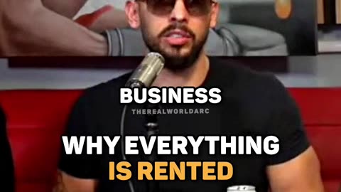 Tate explains why everything in life is rented