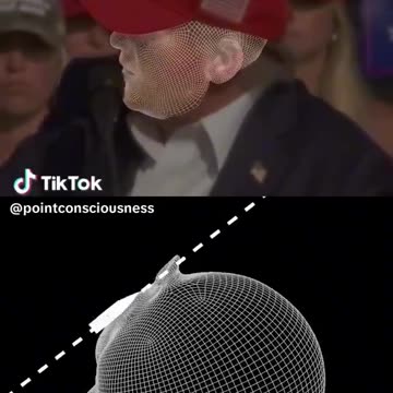 An amazing new video shows exactly how close Donald Trump was to losing his life.