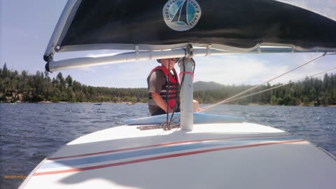 Sunfish sailing 2 Lynx Lake 7/29/2024