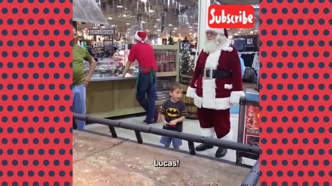 TRY NOT TO LAUGH - Kids vs Santa | Funny CHRISTMAS FAILS | Funny Videos || Viral TRND