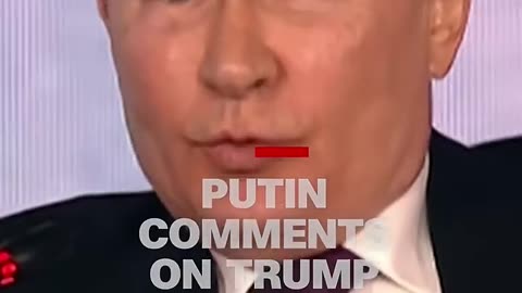 Putin comments on Trump charges.