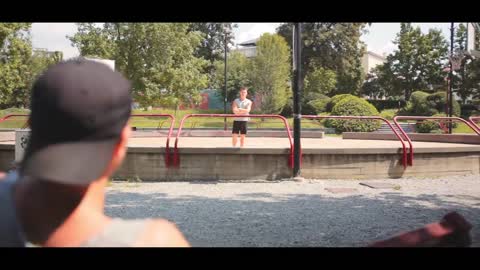 Bike vs Parkour Chase in Ivrea Italy!-7