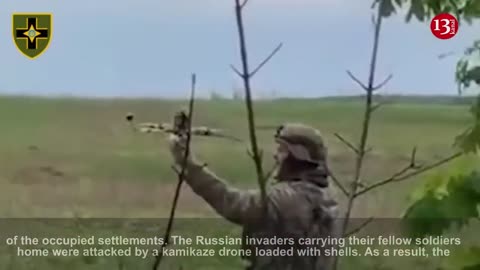 Kamikaze drone attacks the house where Russians gathered the wounded