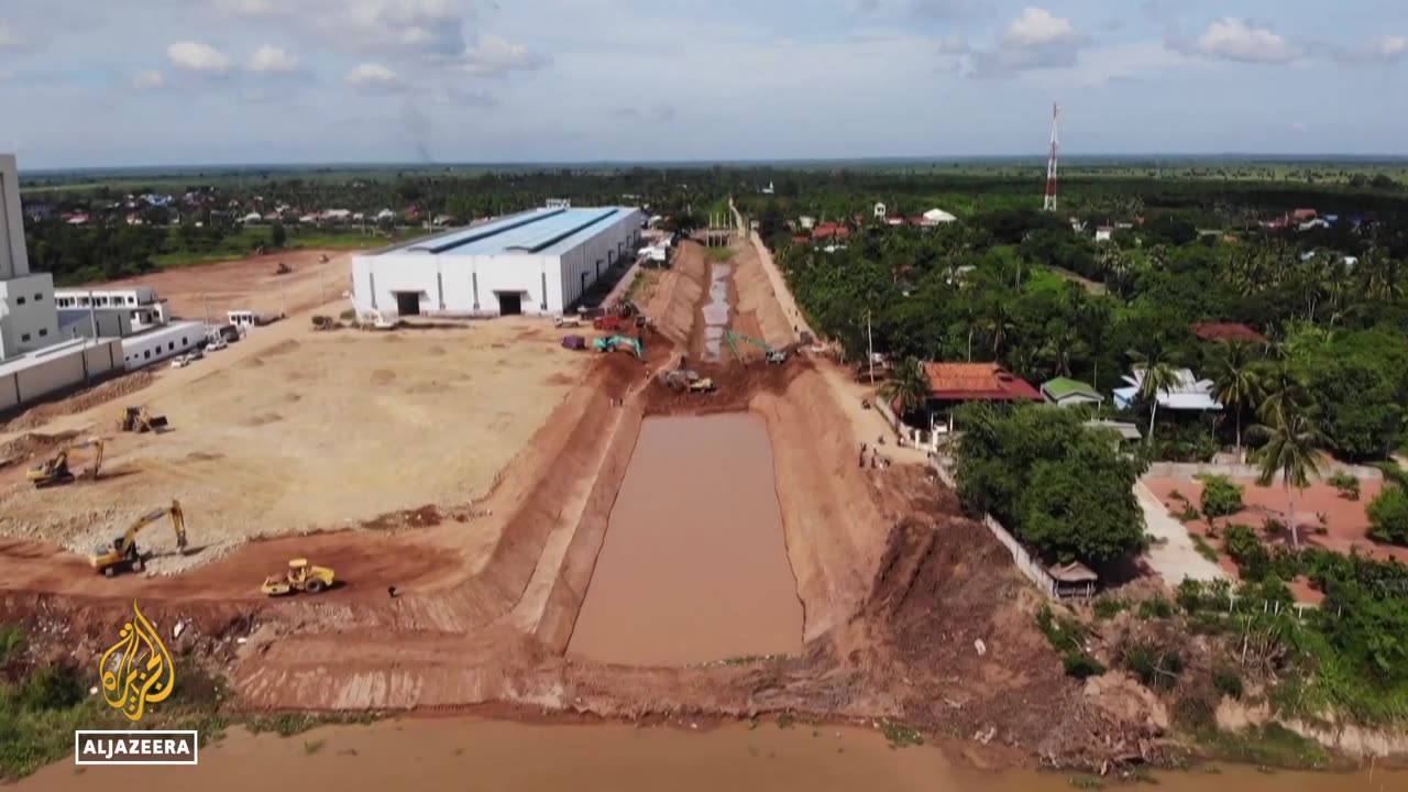 Cambodia starts work on a canal linking the Mekong River to the sea