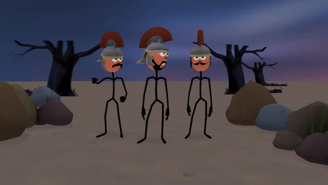 10 Little Stick Men Spartans 3