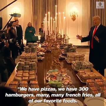 “The reason we did this is because of the shutdown.” Pres. Trump