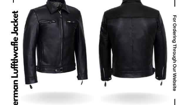 German Luftwaffe Leather Jacket