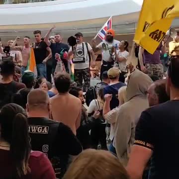 Protesters Taking Over The Shopping Centre May 2021 London