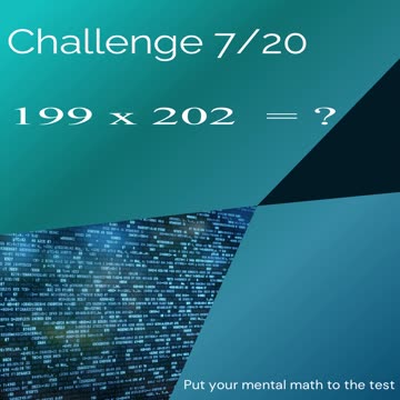 Put your mental math to test - Multiplikation- Challenge - 7