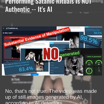 Fact Check: Video Of Madonna, Beyonce, Britney Spears Performing Satanic Rituals Generated With AI