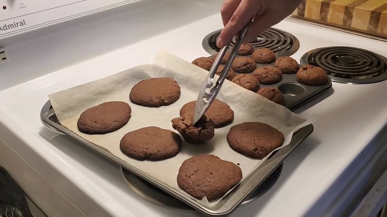 Double Chocolate Cookies using All Recipes Best Chocolate Chip Cookies