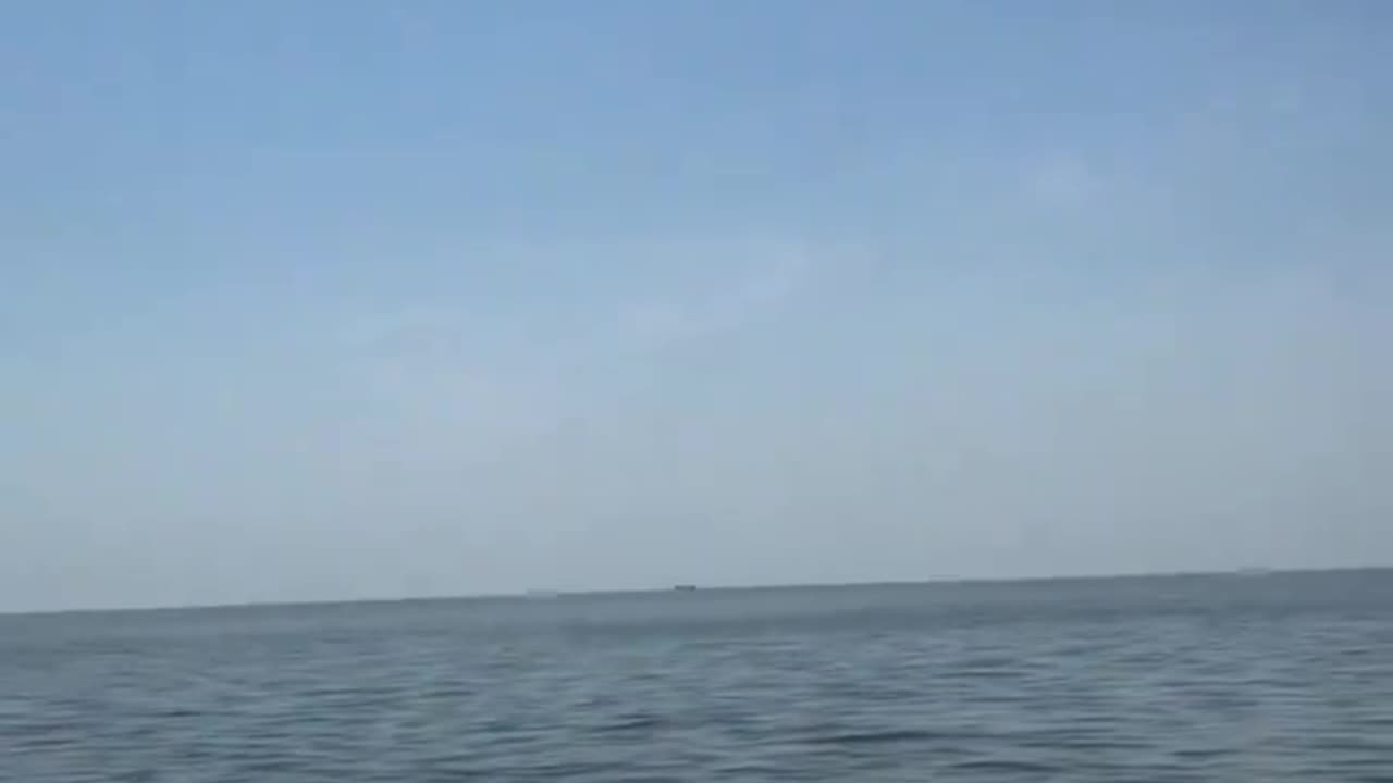 Rocket, scared fishermen on the Caspian Sea🤣