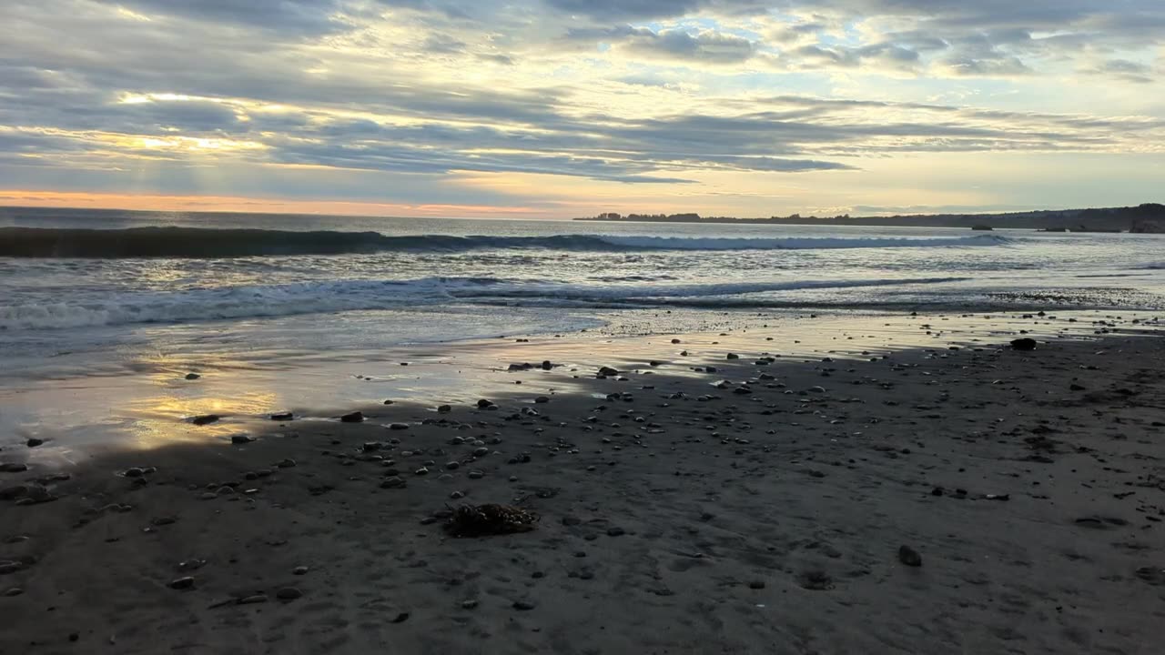 Tranquil Beach Sunset