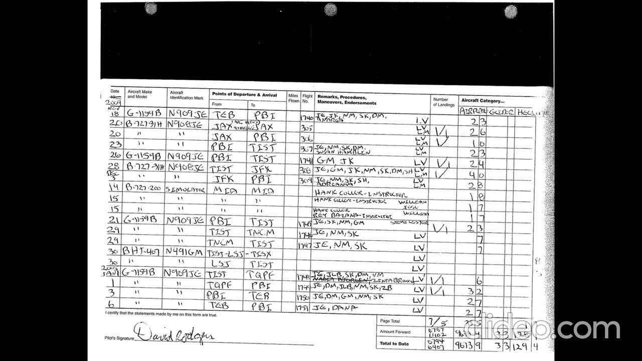 Epsteins Flight log & Black Book & Bidens Daughter Diary