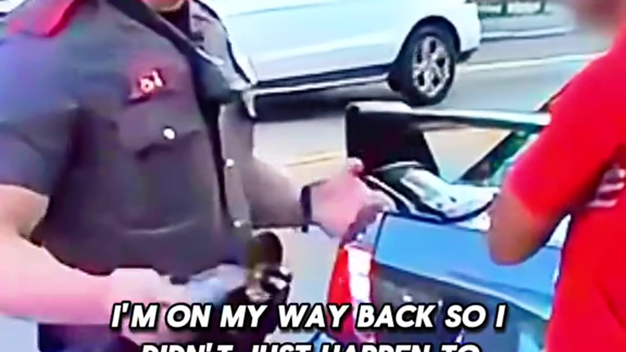 Part 2 cops pull over wrong guy