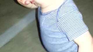 baby laughing hard