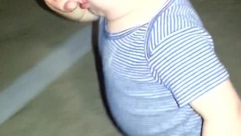 baby laughing hard