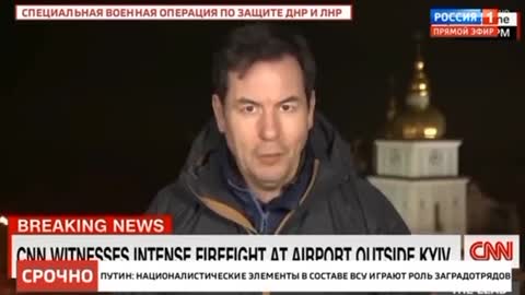 Propagandists CNN arrived at the airfield near Kiev, Ukraine got a Surprise