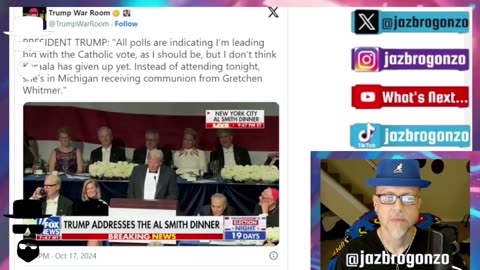 TRUMP BLASTS KAMALA AT ANNUAL DINNER...