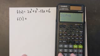 Grade 12 Math - Factoring a cubic equation (lesson 3.6)