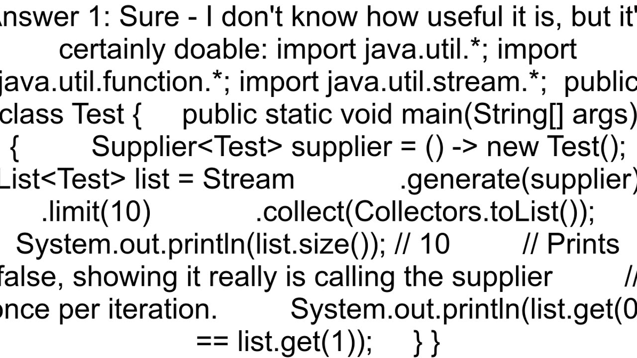 Lambda expression to initialize array
