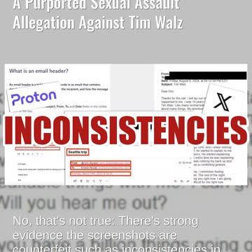 Fact Check: DocNetyoutube X Posts Do NOT Contain Authentic Tim Walz Sexual Assault Allegation Emails