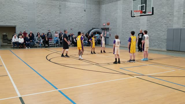 5th - 6th Grade Upward Basketball Game 8 Third Quarter
