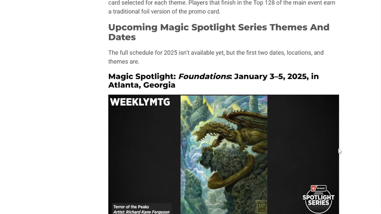 NEW mtg Event series are GPs back?