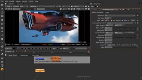 The thirteenth step in Nuke's processing of real camera effects.