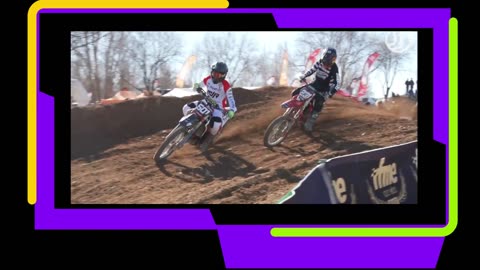 Beautiful attraction in motocross