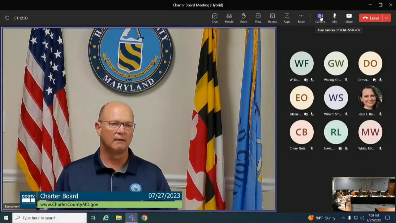 Charter Board July 27, 2023