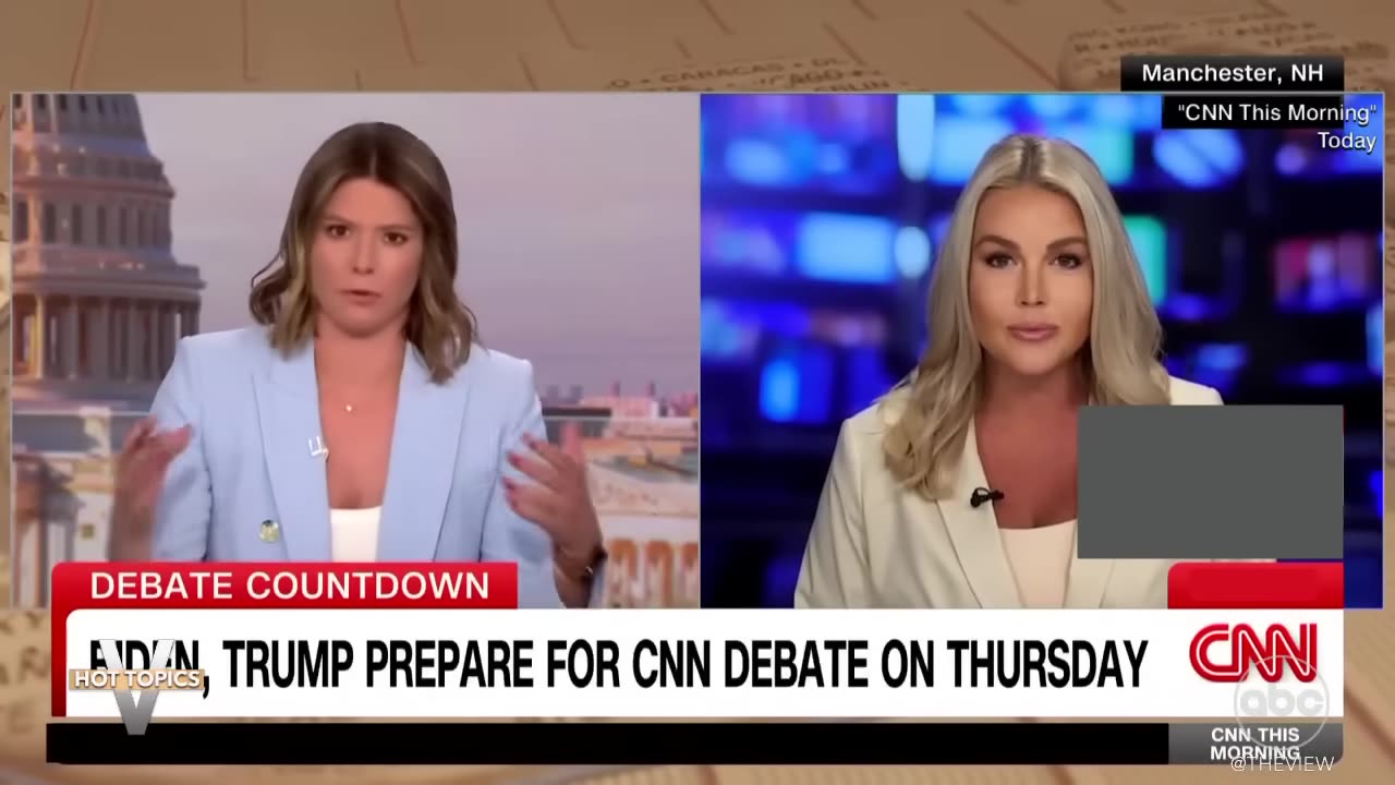 CNN's Kasie Hunt Ends Interview with Trump Spokesperson | The View