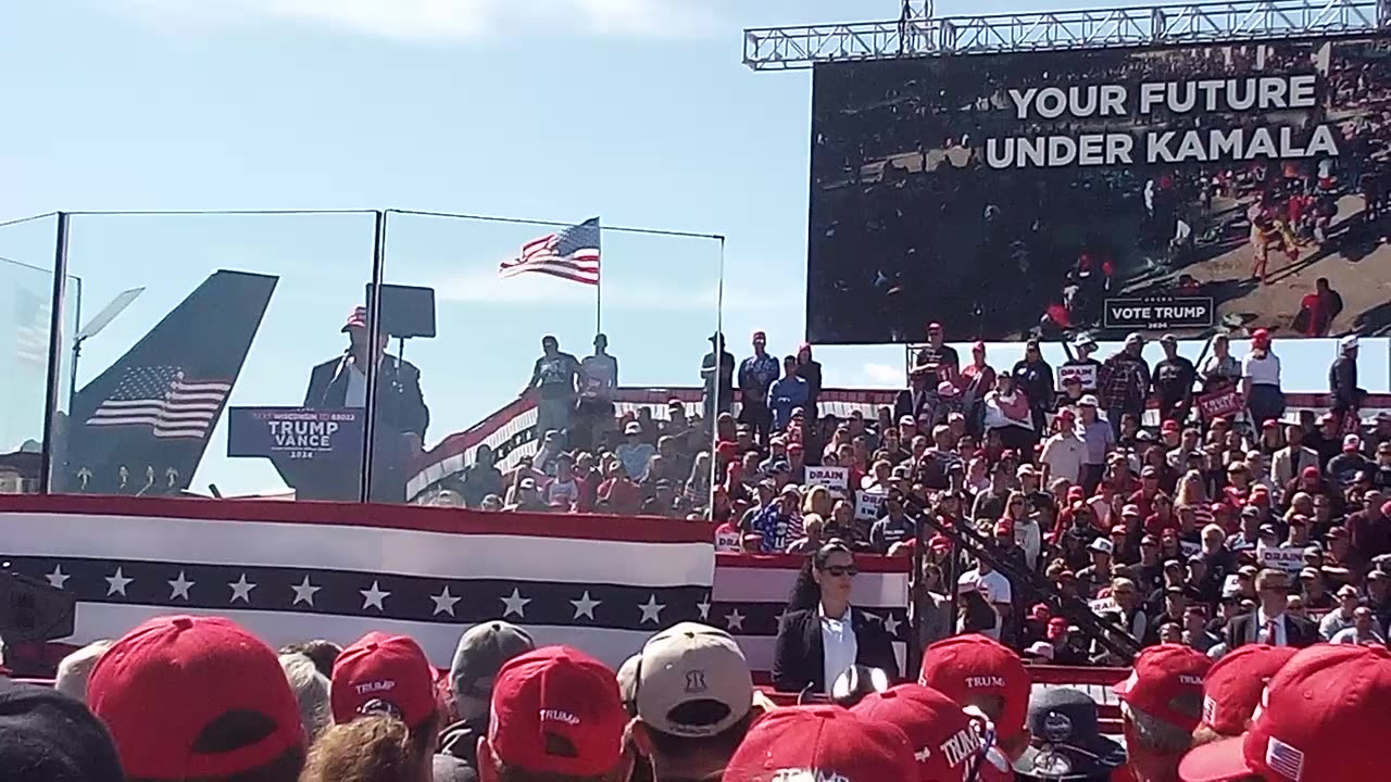 VIDEO 26 TRUMP RALLY MOSINEE WI 8/7/24 #TRUMP24 #SAVEAMERICA24