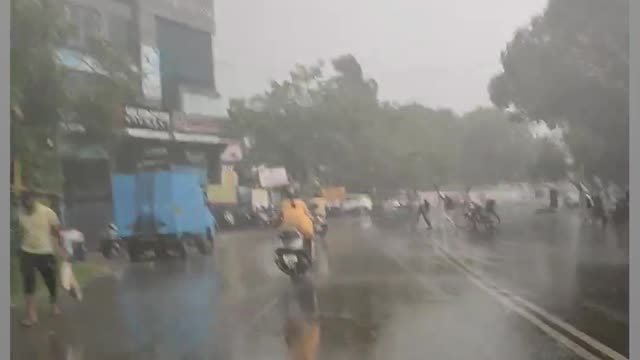 Heavy rain