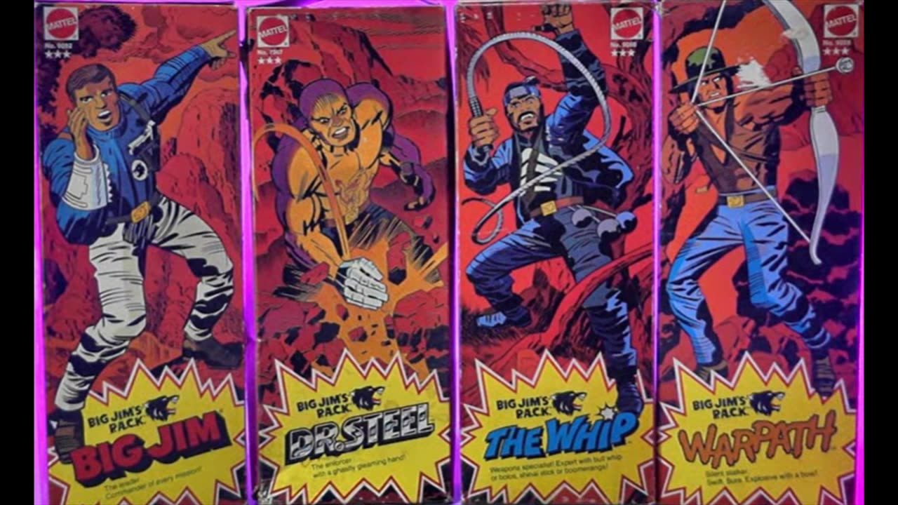 Big Jim PACK Box Art by Jack KIRBY