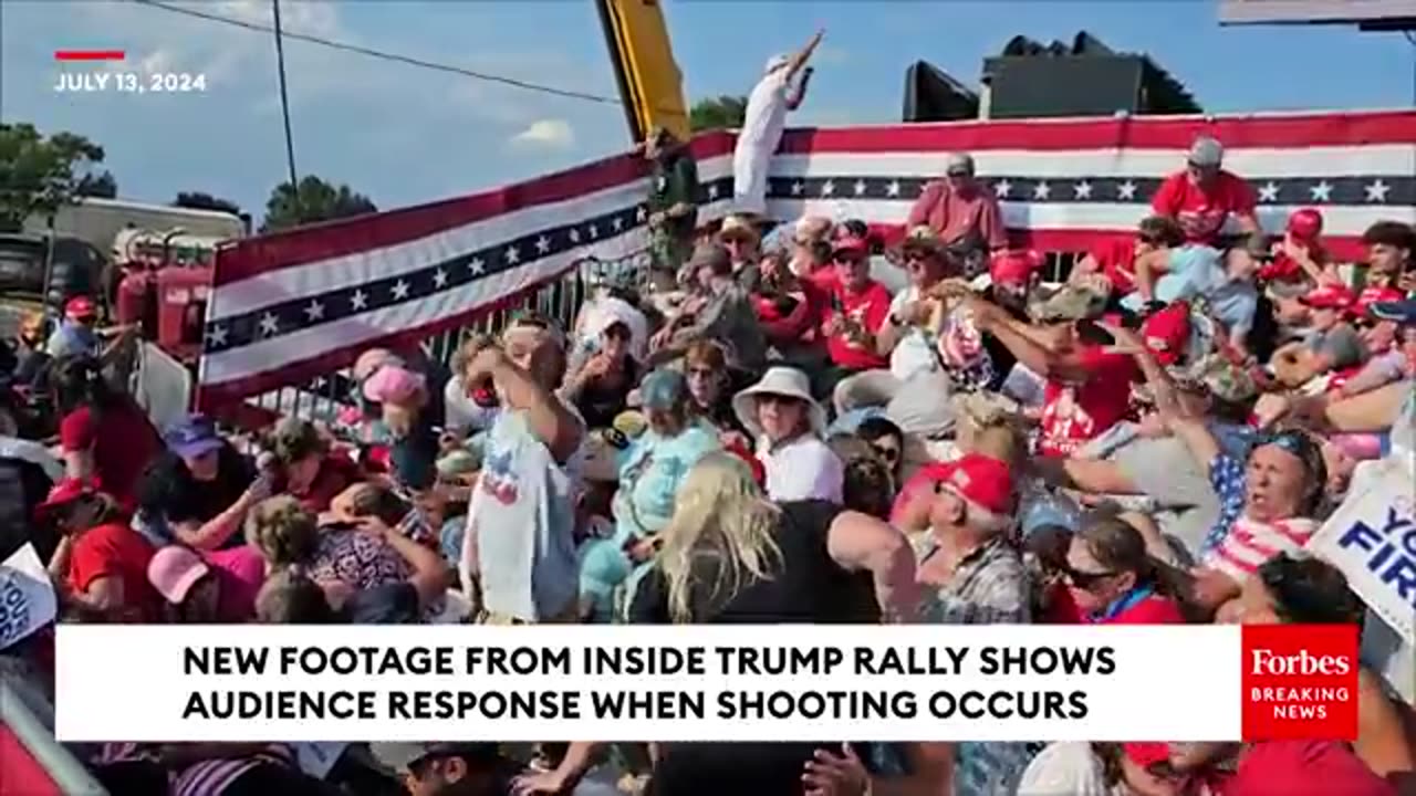 GRAPHIC WARNING: New Footage From Inside Trump Rally Shows Audience Response To Shooting